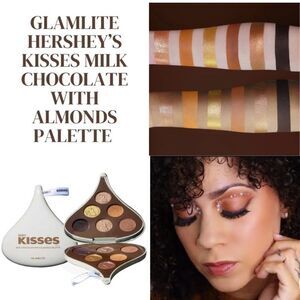 New Glamlite Hershey's Kisses Almonds Makeup Palette
